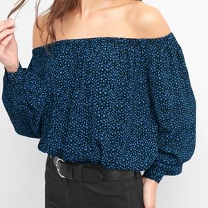 NWT Gap Drapey Off-shoulder Top